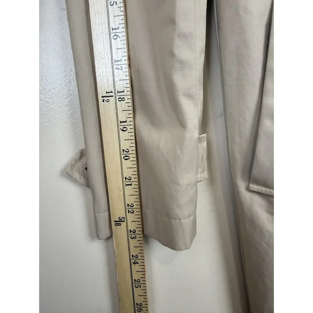 Lauren Ralph Lauren Trench Coat Women’s Size XXS Tan Double Breasted minimalist